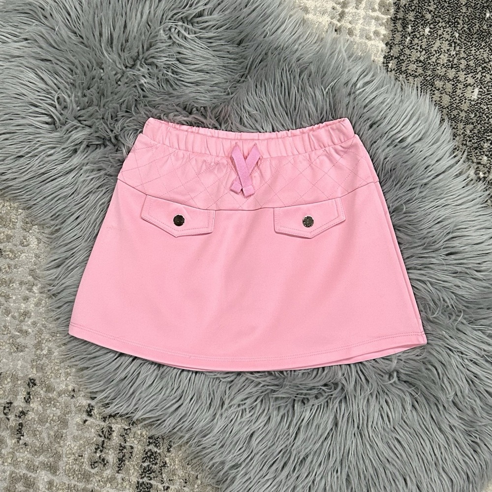 Kinderkind Girls Pink Scuba‎ Skirt W/Faux Pockets Size 6Y NWT